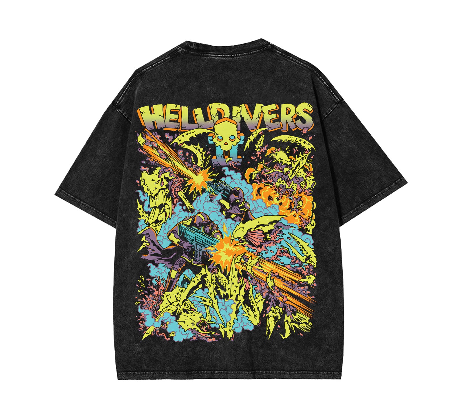 Helldivers 2 The Taste of Freedom Men's Wash Unisex Game Shirt [TPR] - Image 3